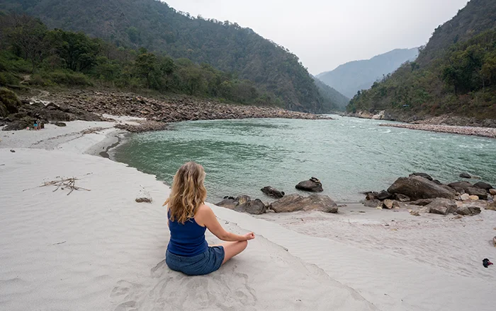 Yoga am Ganges